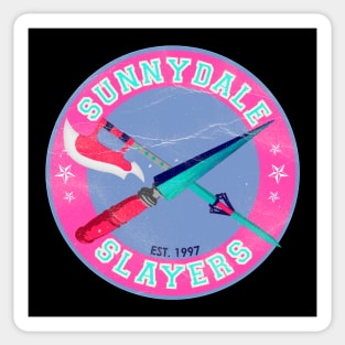 Sunnydale slayers varsity university logo Sticker